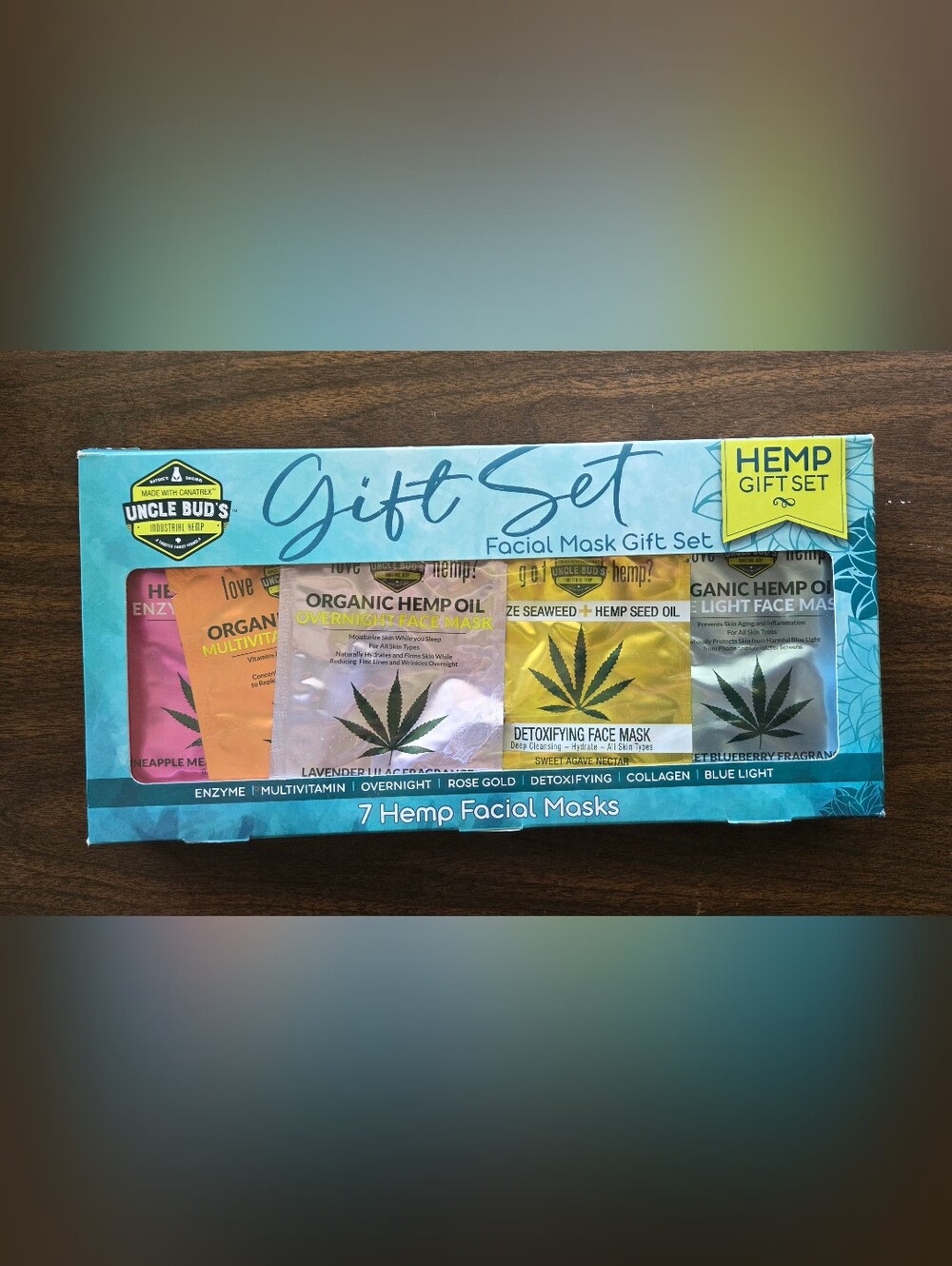 Uncle Bud's Hemp Hydrating Overnight Sheet Mask Set